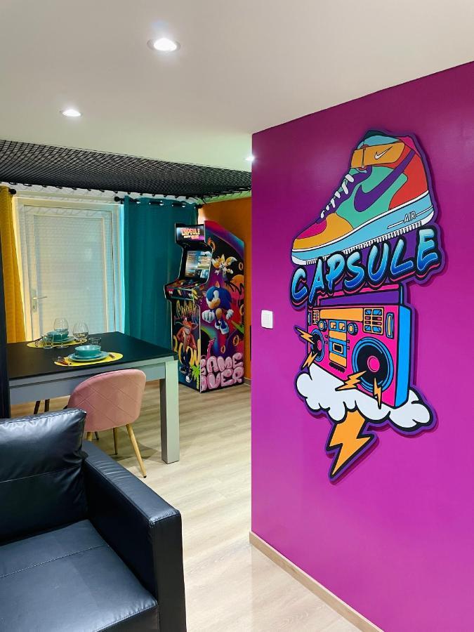 Capsule Forever Young - Jacuzzi - Sauna - Billard - Arcade De Jeux - Netflix & Home Cinema - Ping Pong Hastiere-par-dela Eksteriør bilde
